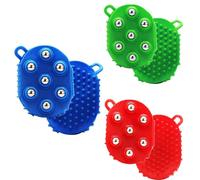 Lymphatic Gloves,Lymphatic Drainage Gloves Handheld Massage Ball Relief for Neck, Foot, Hamstrings, Thighs, and Full Body Care 7 360-degree-roller Metal Roller Ball (3Pcs Mix)