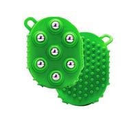 Lymphatic Gloves,Lymphatic Drainage Gloves Handheld Massage Ball Relief for Neck, Foot, Hamstrings, Thighs, and Full Body Care 7 360-degree-roller Metal Roller Ball (1Pcs Green)
