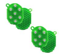 Lymphatic Gloves,Lymphatic Drainage Gloves Handheld Massage Ball Relief for Neck, Foot, Hamstrings, Thighs, and Full Body Care 7 360-degree-roller Metal Roller Ball (2Pcs Green)