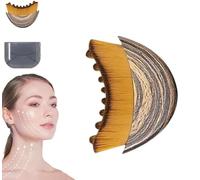 LymphaticMassager Face and Neck, Lymphatic Contour Face Brush, Chin and Jawline Sculpting Tool, Dry Brushing Faces Brush, Ergonomically Designed, Fit The Skin, Reduce Puffiness for Daily Use