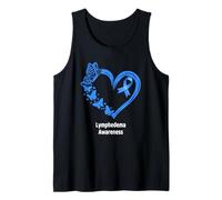 Lymphedema Awareness Heart Butterfly Tank Top