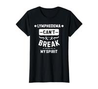 Lymphedema Can't Break My Spirit Value Graphic T-Shirt, Women, Black, L