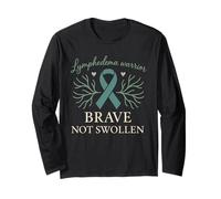 Lymphedema Warrior Lymphatic Awareness Chronic Illness Fight Long Sleeve T-Shirt