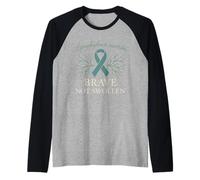 Lymphedema Warrior Lymphatic Awareness Chronic Illness Fight Raglan Baseball Tee