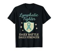 Lymphedema Warrior Lymphatic Awareness Chronic Illness Fight T-Shirt