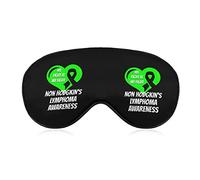 Lymphoma Cancer Awareness Sleep Masks Eye Cover Blackout with Adjustable Elastic Strap Night Blindfold for Women Men Yoga Travel Nap