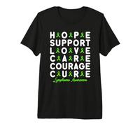 Lymphoma Support Love Cure Non Hodgkins Lymphoma Awareness Premium T-Shirt