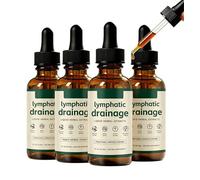 Lymphoria Lymphatic Drainage Drops 59ml - Natural Herbal Detox for Bloating & Swelling,Lymphoria Wellness Drops,Vegan Sugar-Free Liquid Formula with & Burdock,Easy-to-Use Dropper