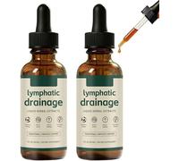 Lymphoria Lymphatic Drainage Drops, Lymphoria Wellness Drops, Lymphatic System Support, Quick and Effective, Natural Herbal Blends, Suitable for Women and Men (2pcs)