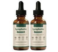 Lymphoria Lymphatic Drops Drainage,Lymphatic System Support,Natural Herbal Blends,Herbal Lymphatic Support Drops,Quick and Effective,for Women and Men,60ml*2pc