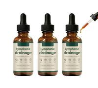 Lymphoria Lymphatic Wellness Drops with Burdock, Dandelion & Ginger, Herbal Liquid Drops for Daily Wellness Support, Fast Absorbing Vegan Formula, Sugar Free, Easy-to-Use Dropper (3 PCS)
