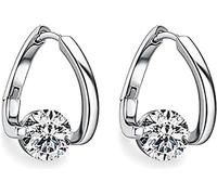 Lymphvity Germanium Earrings,Lymphatic Drainage Earrings,Lymphvity Therapy Germanium Earrings for Women Girl,for Everyday Use (Silver)