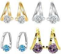 Lymphvity Germanium Earrings,Lymphatic Magnetotherapy Earrings,Lymph Drainage Earrings,Lymphatic Drainage Earrings,Magnetic Earrings for Women (4pcs-Mix)