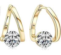 Lymphvity Germanium Earrings, Lymphatic Magnetotherapy Earrings, Lymphatic Drainage Earrings, Lymph Drainage Earrings, Magnetic Therapy Earrings for Women (Gold)