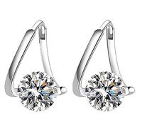 Lymphvity Germanium Earrings, Lymphatic Magnetotherapy Earrings, Lymphatic Drainage Earrings, Lymph Drainage Earrings, Magnetic Earrings for Women Girls (Silver)