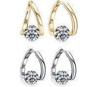 Lymphvity Germanium Earrings, Lymphatic Magnetotherapy Earrings, Lymphatic Drainage Earrings, Lymph Drainage Earrings, Magnetic Therapy Earrings (Sliver+Glod)