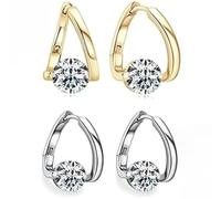 Lymphvity Germanium Earrings, Lymphatic Magnetotherapy Earrings, Lymphatic Drainage Earrings, Magnetic Therapy Earrings for Women, Acupuncture Earrings Lymph Drainage Earrings Jewelry (mixed 2pairs)