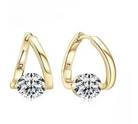 Lymphvity Germanium Earrings, Lymphatic Magnetotherapy Earrings, Lymphatic Drainage Earrings, Magnetic Therapy Earrings for Women, Acupuncture Earrings Lymph Drainage Earrings Jewelry (gold-1pair)