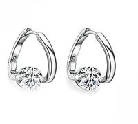 Lymphvity Germanium Earrings, Lymphatic Magnetotherapy Earrings, Lymphatic Drainage Earrings, Magnetic Therapy Earrings for Women, Acupuncture Earrings Lymph Drainage Earrings Jewelry (silver-1pair)