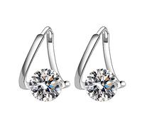 Lymphvity Magne Therapy Germanium Earrings, Halolux Lymphvity Germanium Earrings, Flysmus Lymphvity Magnetherapy Germanium Earrings, Cawop Germanium Earrings for Women Jewelry Gift (Sliver 1Pair)