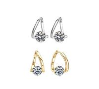 Lymphvity Magne Therapy Germanium Earrings, Halolux Lymphvity Germanium Earrings, Flysmus Lymphvity Magnetherapy Germanium Earrings, Cawop Germanium Earrings for Women Jewelry Gift (Gold+Sliver)