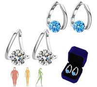 Lymphvity Magne Therapy Germanium Earrings, Magnetic Earrings for Men, Lymphvity Magnetic Therapy Earrings, A Small Daily Habit You Can Wear (2Pcs-C)