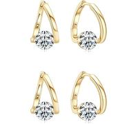 Lymphvity Magnetic Therapy Earrings, Lymphvity Earrings, Lymphvity MagneTherapy Germanium Earrings, Lymph Drainage Earrings Jewelry for Women (Gold)