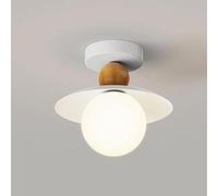 LYMSXAZOU Adjustable Ceiling Light Japanese Simple Design Corridor Lamp 3-Colour Two Styles Flush Mount Lamps for Hallways, Offices, Living Rooms, Bedroom (Color : Woo