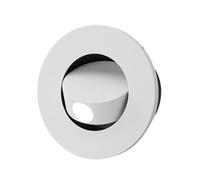 LYMSXAZOU LED Bedroom Wall Light Recessed Sconce Push Switch Bedside Reading Lamp 3W Flush Mount Sconces 360° Rotatable Spotlight Hotel Bed Side Read Lights