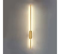 LYMSXAZOU LED Long Strip Wall Lights, Modern Simple Aluminum Mounted Indoor Bedside Decoration Light, Background Linear Sconce Lamp, for Bedroom Living Room Corridor Stairs, Hard Wired