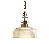 LYMSXAZOU Modern Ceiling Light E27 Pendant Lamp Brushed Brass Chandelier Soft Color Lampshade Lighting Fixture with Golden 1.2m Wire for Bedroom/Kitchen/Bar/Loft Decoration Good Made in China
