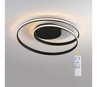 LYMSXAZOU Modern LED Ceiling Light Kitchen Island Garland lamp Creative Spiral Flower Shape Design Metal Acrylic Chandelier Lighting for Dining Room Living Bedroom Energy Class