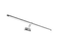 LYMSXAZOU Modern Led Picture Light Wall Lamp for Bathroom 80 100cm Long Mounted Interior Painting Dartboard and Frames Black/Silver (2700 3500K)
