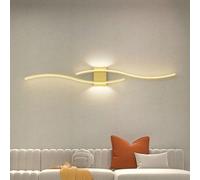 LYMSXAZOU Modern LED Wall Sconces, Indoor Dimmable Lighting Fixtures, Decor Vanity Lamps, 24W/28W/35W/40W Linear Sconces Light, Mounted Light