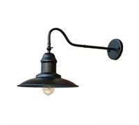 LYMSXAZOU Outdoor Wall Lights Waterproof Retro Exterior Sconce Lighting E27 Base Creative Gooseneck outside Lamps for Garden Porch Front Door Garage Entryway House (Silver)
