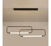 LYMSXAZOU Simple Light Luxury Long Chandelier LED Dimmable Strip - Fashion Restaurant Ceiling Lighting Indoor Home Decoration Pendant Light,Indoor