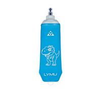 LYMU 500 ml Soft Flask, EN71 & FDA Certifications, Foldable, Flexible, Reusable Water Bottle for Adventure, Running, Skiing, Travel & Lifestyle, Rex Ocean Blue