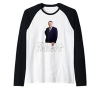 Lyndon B Johnson Raglan Baseball Tee