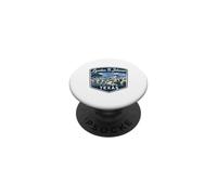 Lyndon B Johnson Texas Vintage Landscape Bluebonnet Cactus PopSockets Adhesive PopGrip