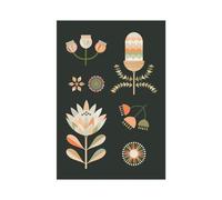 Lyndy Hants Australian Natives II Print in Jet Black Lyndy Hants Jet Black