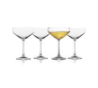 Lyngby Glas Juvel champagne glass coupe 34 cl 4-pack Crystal