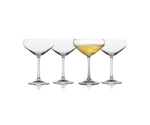 Lyngby Glas Juvel champagne glass coupe 34 cl 4-pack Crystal