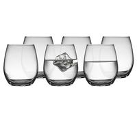 Lyngby Glas Juvel Water Glass Tumbler 39 cl Pack of 6