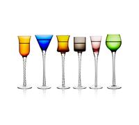 Lyngby Glas London snaps glass 2.5-5 cl 6 pieces Mix