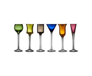 Lyngby Glas Lyngby Glas snaps glass 2.5-5 cl 6 pieces Mix