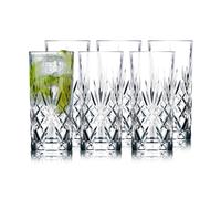 Lyngby Glas Melodia highball glass 36 cl 6-pack Crystal