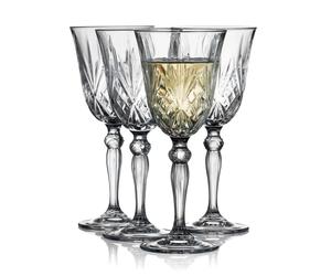 Lyngby Glas Melodia white wine glass 21 cl 4-pack Crystal
