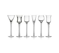 Lyngby Glas Rom snaps glass 2.5-5 cl 6 pieces Clear