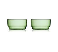 Lyngby Glas Torino bowl 50 cl 2-pack Green
