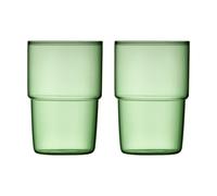 Lyngby Glas Torino drinking glass 40 cl 2-pack Green